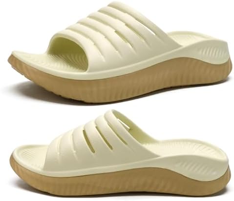 KuaiLu Recovery Sandals Women With Comfortable Arch Support Sport Slides