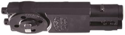 CRL Jackson 20-101M-04 20-330 Overhead Concealed Door Closer, Black, Stainless Steel, 90 Degree, Hold Open, Regular Duty Spring, Standard Spindle Length