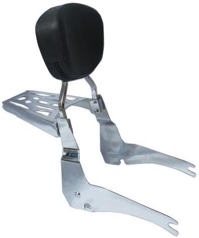 Detachable sissy bar w/Backrest & Luggage Rack for 02+ Honda VTX1800 C F