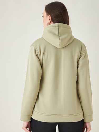 Image of Pivl Women Solid Hooded Jacket for Winter