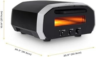 Ooni Volt 12 Electric Pizza Oven - Electric Versitle Pizza Oven - Indoor and Outdoor Pizza Maker - Kitchen Countertop Oven