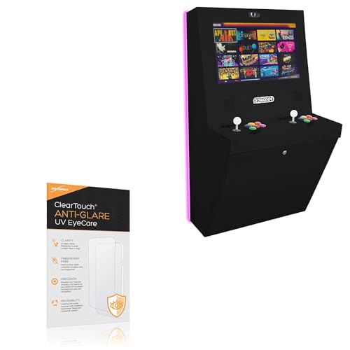 BoxWave Screen Protector Compatible With Polycade Sente: Black - ClearTouch Anti-Glare Anti-UV EyeCare (2-Pack), Filters out Harmful Blue Light Reduce Fatigue
