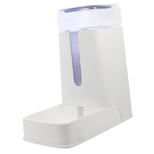 ibasenice Dispensador Automático de Agua y Comedero para Mascotas Diseño Compacto y Estable para Perros y Gatos Seguro Suministro Práctico para Mascotas Capacidad