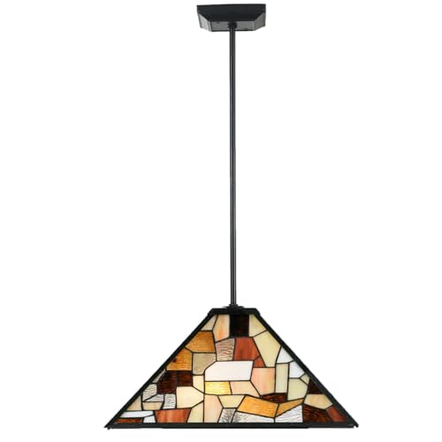 Lampe Suspendue Tiffany Serré Fallingwater Art Deco Trade pour Salon