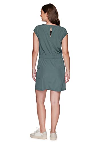image for RBX Active Stretch Woven Dress Women's Tee Dress Elastic Waistband Sho