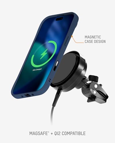 Image of Mous for iPhone Air Case, Compatible with MagSafe - Limitless - Protective Magnetic Cover for iPhone Air - Shockproof, Full Camera Protection, Anti-Scratch Back, Marine Blue