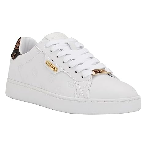 GUESS Women's Renzy White Sneakers for Any Outfit Cover