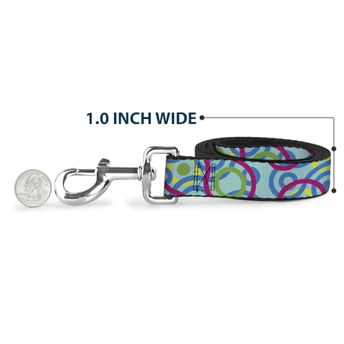 Laisse pour chien Buckle Down robuste avec imprimé tourbillon multicolore - 6