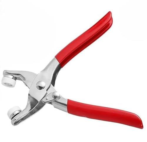 Alicate de Pressão Set Prong Press Pinos Fixadores para Instalação de Bolsas de Roupas e Botões de C