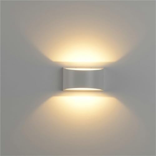 Aplique de Pared Creativo escandinavo Blanco con cableado, Moderno, iluminación Interior para Sala de Estar, Dormitorio, Pasillo, guardería, lámpara de Pared LED