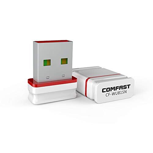 COMFAST Wifi Adapter, 150Mbps Usb Draadloze Netwerkadapter voor Desktop/Pc, Hoge Gain 2.4G Mini Draadloze Netwerkkaart, Driver-Vrij Compatibel met Windows10/8/7