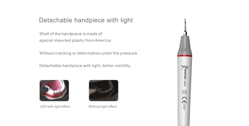 Image of Woodpecker implant motor physiodispenser 20:1 fiber optic H /p with 1 year warranty
