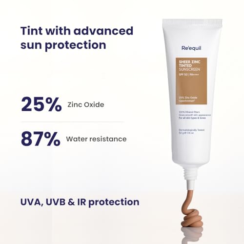 Re'equil Sheer Zinc Tinted Sunscreen 50g - Image 5