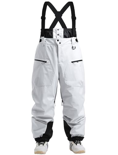 GSOU SNOW Ski Pants Snow Snowboarding Bibs Pants Insulated
