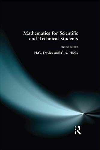 Mathematics for Scientific and Technical Students      2nd Edition, Kindle Edition