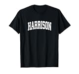 Harrison New Jersey NJ Vintage Athletic Sports Design T-Shirt
