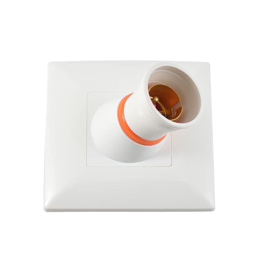 Pack of 1 Piece Modular Plate Angle Bulb Holder for Wall (ESP139) (B0CV75Y7H2) Amazon Price History, Amazon Price Tracker