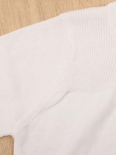 Image of Danny D Toddler Girls Open Front Shrug Cardigan Children Knit Long Sleeve Bolero with Button Closure for 2Years-7Years