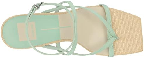 Dolce Vita Women's PAROO Heeled Sandal, Mint Leather, 8.5 | Image 4