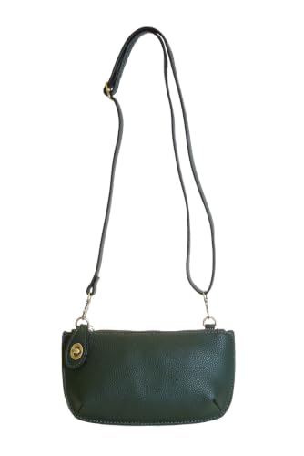 Image of Joy Susan Women's Fashion Purse Mini Crossbody Wristlet Clutch Hand Bag - Highland Green