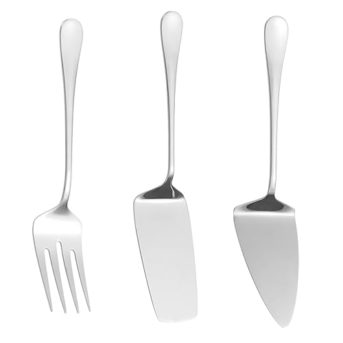 Pie Server and service fork, Wedding Cake Cutting Set 3