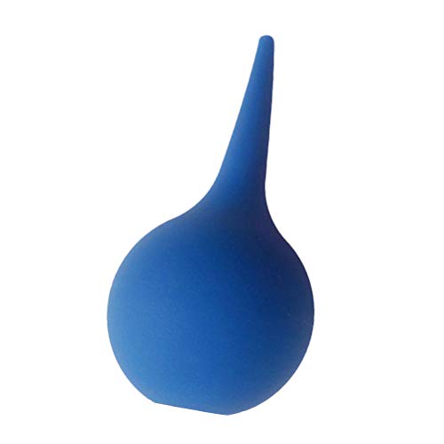 Healifty 75ml Rubber Washing Ear Ball Reinigung Staubabsaugung Blasen Ball (Blau)