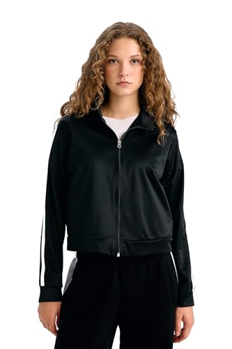 DeFacto Oversize Geniş Kalıp Cepli Fermuarlı Spor Hırka