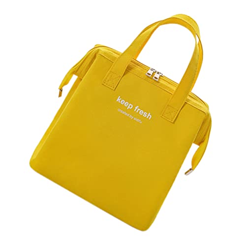 MUCKLILY Bolsa Bento Grande Térmica Asa Bolsa Almuerzo de Material Grueso Ligera y Resistente Adecuada para Escuela y Oficina