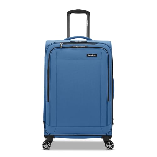 Samsonite Softside Expandable Luggage Set with Spinner Wheels - 2-Piece (20/24), Caribbean Blue