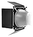 Fotodiox Fotodiox Universal Barndoor Kit with 45 Degree Honeycomb Grid & Color Gels, for Bowens Gemini Standard, Classica Powerpack, R Series, Rx Series and Pro Series Strobe Flash Light with