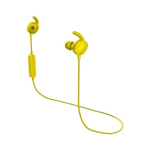 Spc Stork - Cuffie Senza Fili (Mani Libere, Controllo Remoto Della Musica, Microfono Incroporato), Colore Giallo