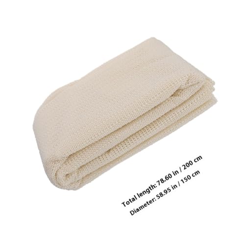 Alfombrilla Antideslizante Útil de PVC Beige Cojín Resistente Suelo Sofá 3