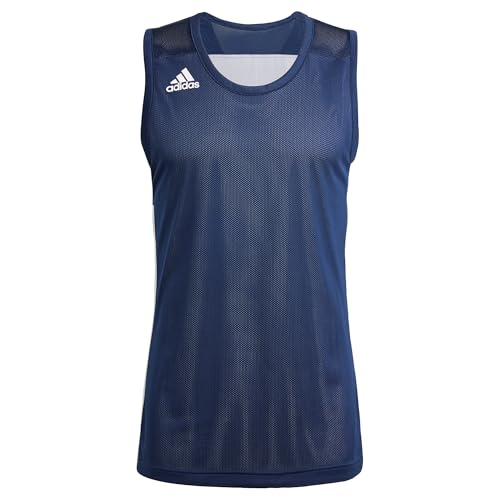 adidas Herren 3G Speed Reversible Jersey, Collegiate Navy / White, L