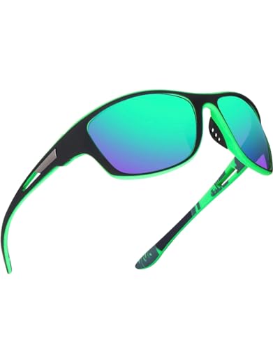 Image of Polarized Sports Sunglasses for Men & Women | UV400 Protection | Lightweight Driving, Fishing, Cycling, Running & Outdoor Sunglasses with TAC Lens