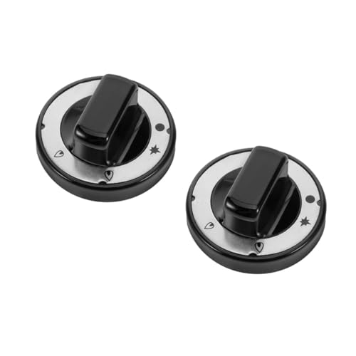 iplusmile Lot De 2 Boutons De Four Universels En Bakélite Résistants Aux Hautes Températures Interrupteur De Commande De Chauffage Wok Avec Couvercle Pièces De Cuisinière Boutons De