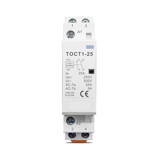 Contacteur modulaire CA domestique 25A idéal pour le contrôle des circuits de chauffage