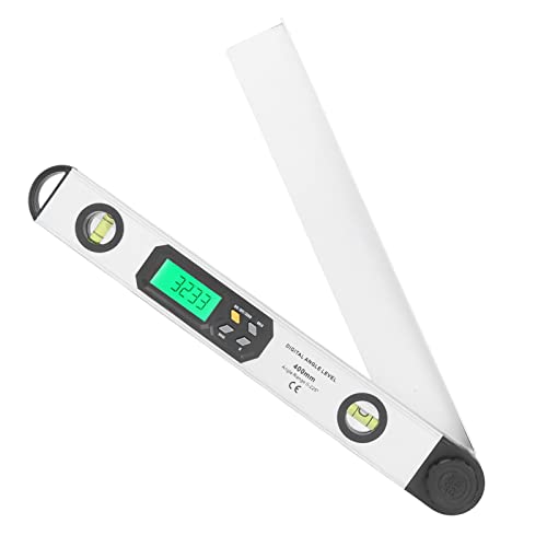Transportador digital de ángulos con pantalla LCD y aleación de aluminio miniatura 6