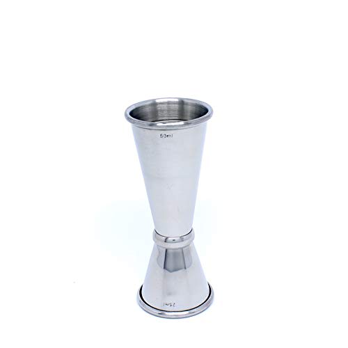 Dosador Jigger Inox Japonês 25 X 50ml Cor:Prata