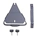 Cocoarm Sonte a Monte Satellitare, Supporto per 0,47-1,89 Pollici in Lega in Lega di Alluminio Monte Tetto per Mini Kit Satellitare Internet con Viti Rinforzate Finitura Grigio Grigio immagine