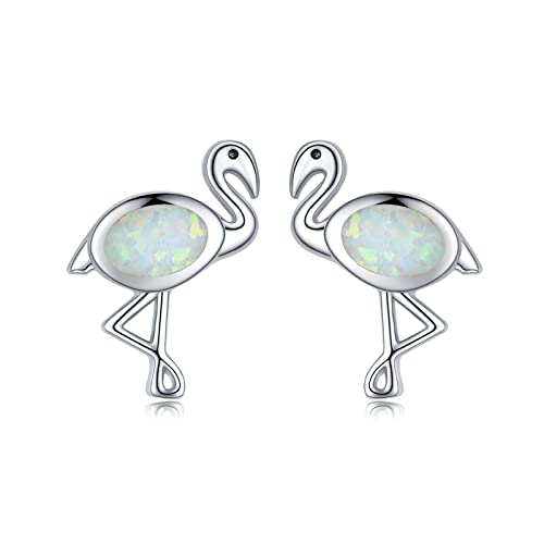 Clous d'oreilles opale animaux en argent 925 MOCHAMIK pour femme
