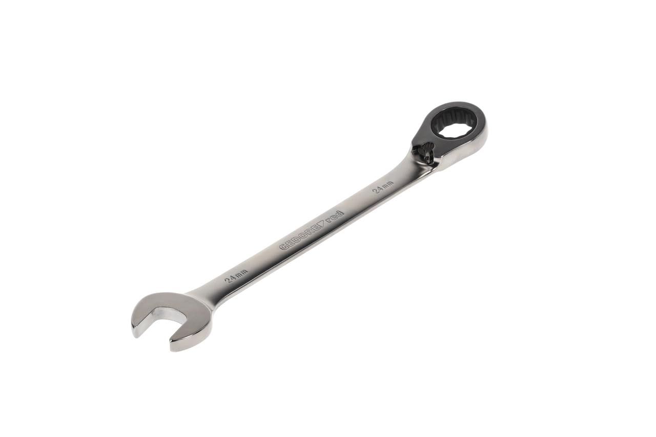 Gedore RED 3300866 Combination Ratchet Wrench right/left 24 mm len...