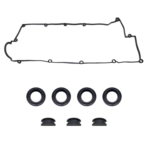 Image of HiSport Valve Cover Gasket Set VS50583R - Compatible with Hyundai Elantra 2003-2012 Tucson 2005-2009 Tiburon 2003-2008 Kia Soul 2010-2011 Sportage 2005-2010 Spectra 2004-2009 Spectra5 2005-2009 2.0L