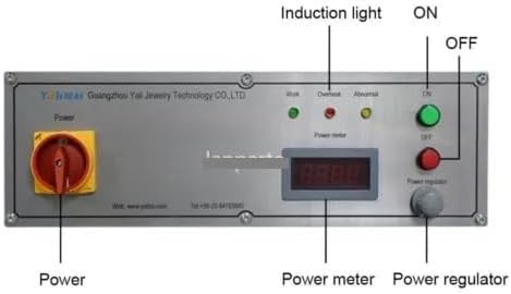 1KG High Temp Gold Melting Furnace Smelt Metal Silver Platinum Palladium 220V 2100℃