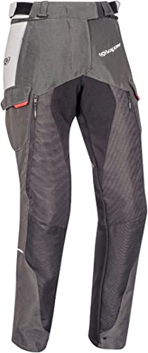 Eddas Damen Motorrad Textilhose - Schwarz Grau - L - female