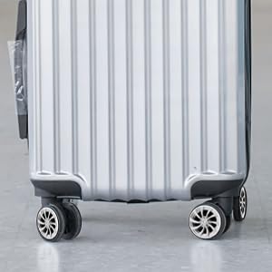 Rodas de mala de bagagem, rodas giratórias de substituição para mala de viagem, conjunto de reparo d