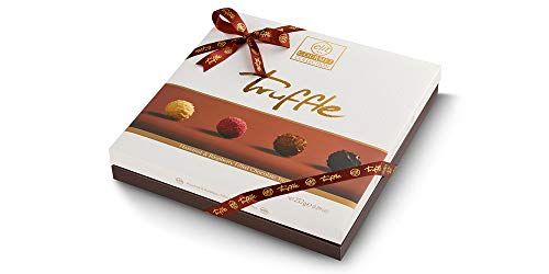 Elit Chocolate - Luxury Gourmet Collection Truffle, Assorted Desserts, Great for Gifting with special ribbon (Hazelnut & Raspberry) - (252g / 8.89oz) (16 Piece)