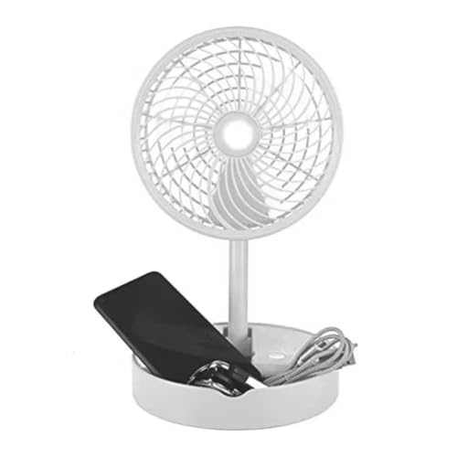 Image of Drumstone (EXCLUSIVE OFFER WITH 5YEARS WARRANTY) FOLDABLE LED RECHARGEABLE TABLE FAN /HOME FAN /KITCHEN FAN /OFFICE FAN /BEST GIFT FOR FRIENDS