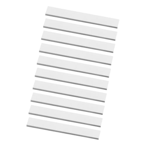 Hoement 男性用ユニークギター ギターボーンナットブランク 10個 80x11x3mm エレクトリックアコースティックギターナット GL608A