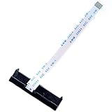 Deal4GO 10-pin SATA Hard Drive Cable HDD Connector 450.0E607.0021 for HP 14-DF 14-CK 14-CM 14-DF0010NR 14-DF0011WM