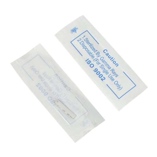 Agujas para cejas Angoily en acero inoxidable para maquillaje permanente y microblading en U 5